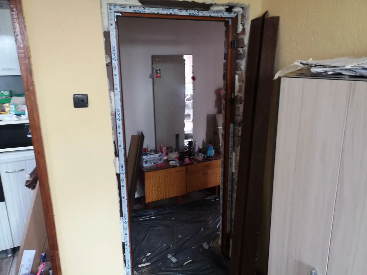 Обект Стамболийски 41, Смяна на дограма, Вътрешни врати, Обръщане с первази — снимка 3