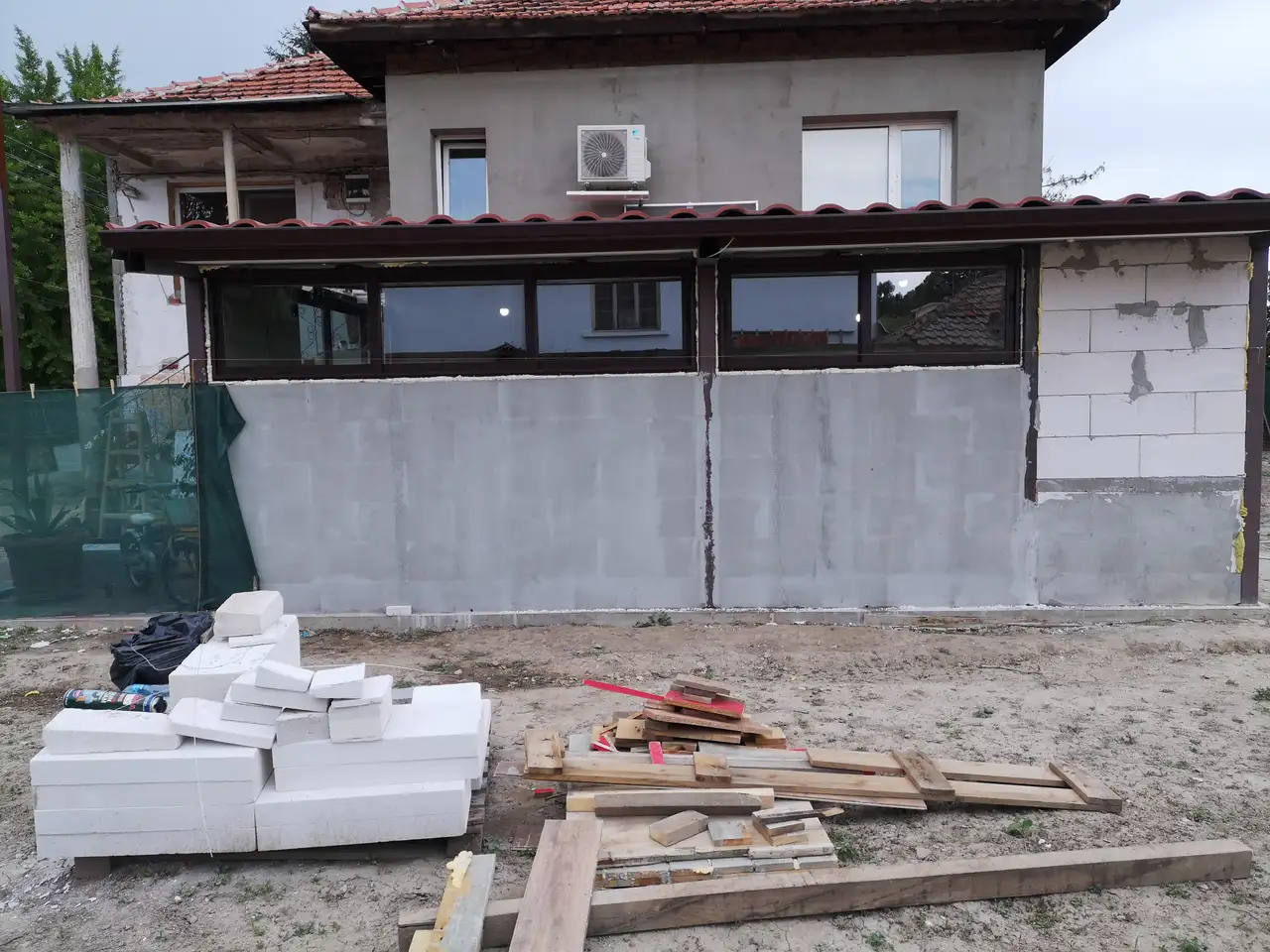 Обект Йоаким Груево, Остъкление на Барбекю, Алуминиево плъзгане, Плъзгащи комарници — снимка 16