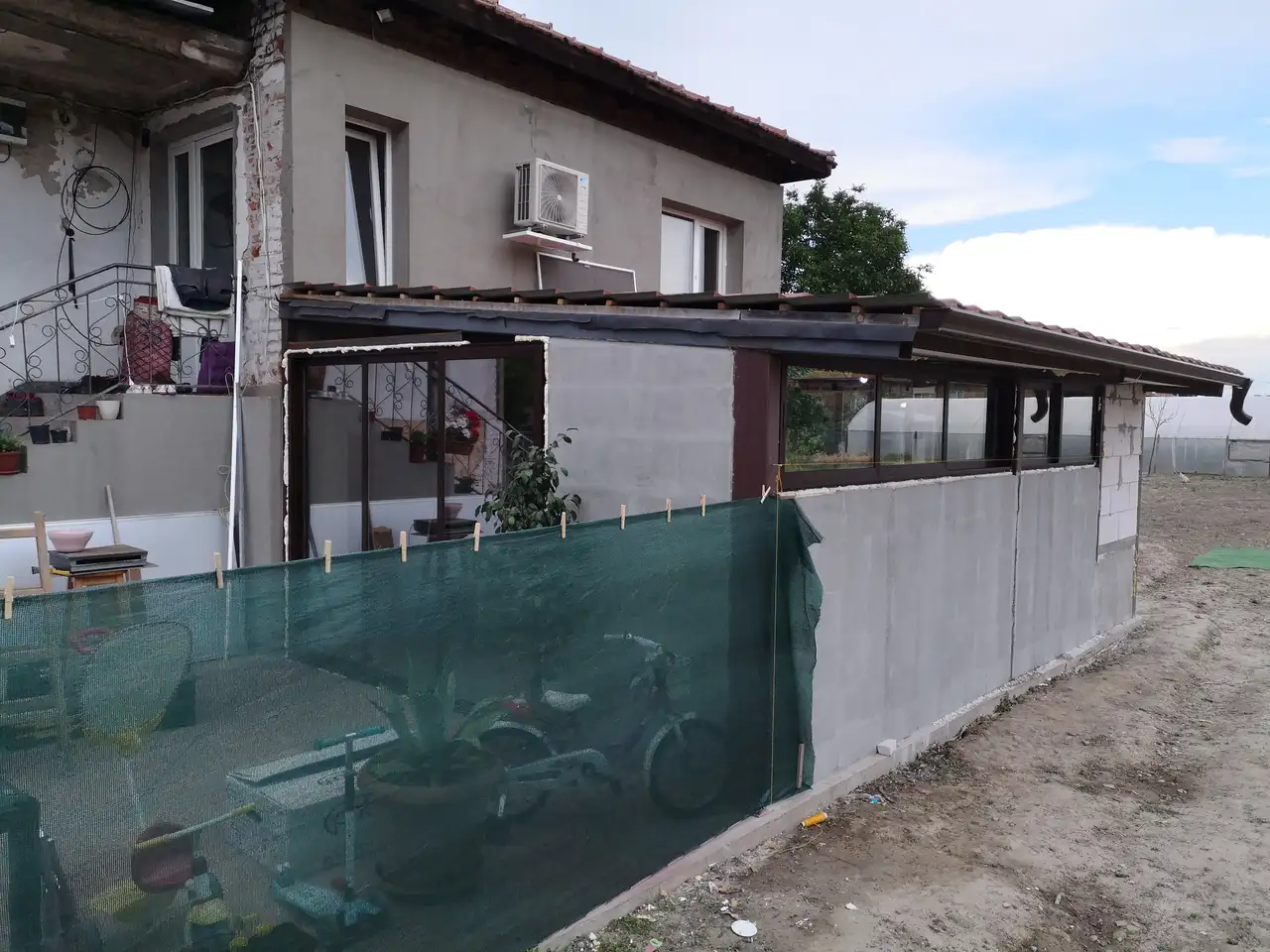Обект Йоаким Груево, Остъкление на Барбекю, Алуминиево плъзгане, Плъзгащи комарници — снимка 17