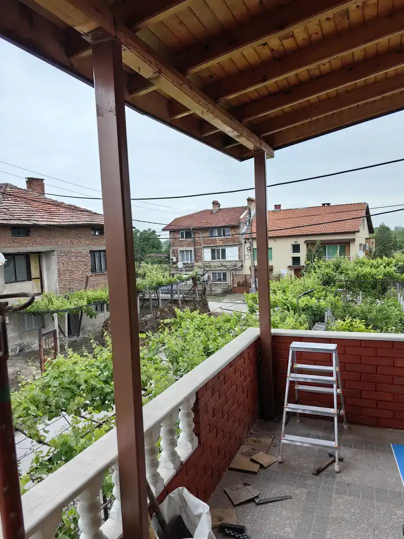 Стамболийски, Обект 11, Усвояване на тераса, Оформяне с первази, Термоалуминий, Троен ст-ет, ПВЦ Дистанционери — снимка 4