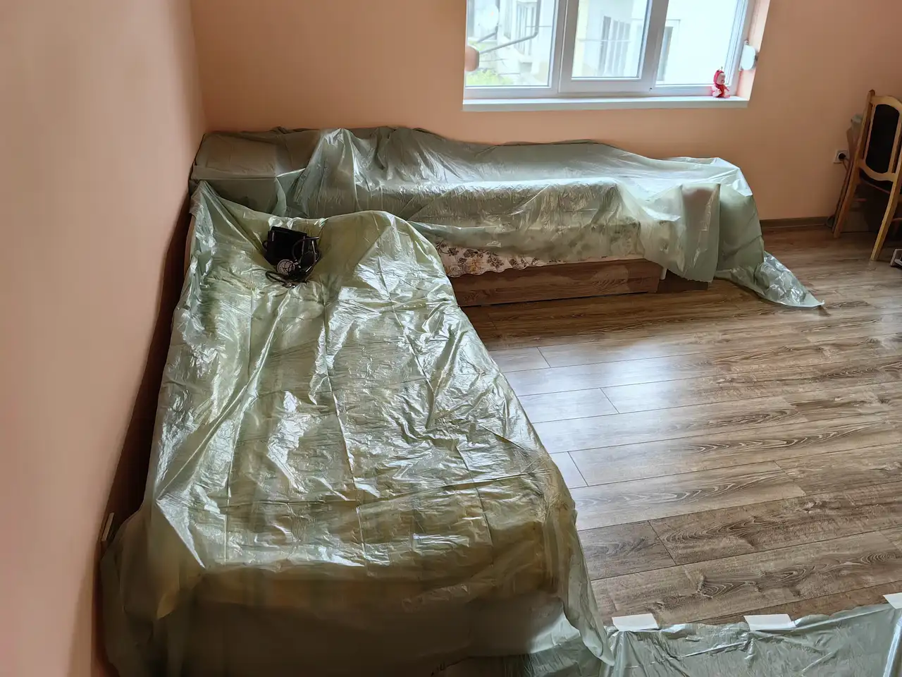 Стамболийски, Обект 32, Подмяна вътрешни врати, Обръщане с первази — снимка 5